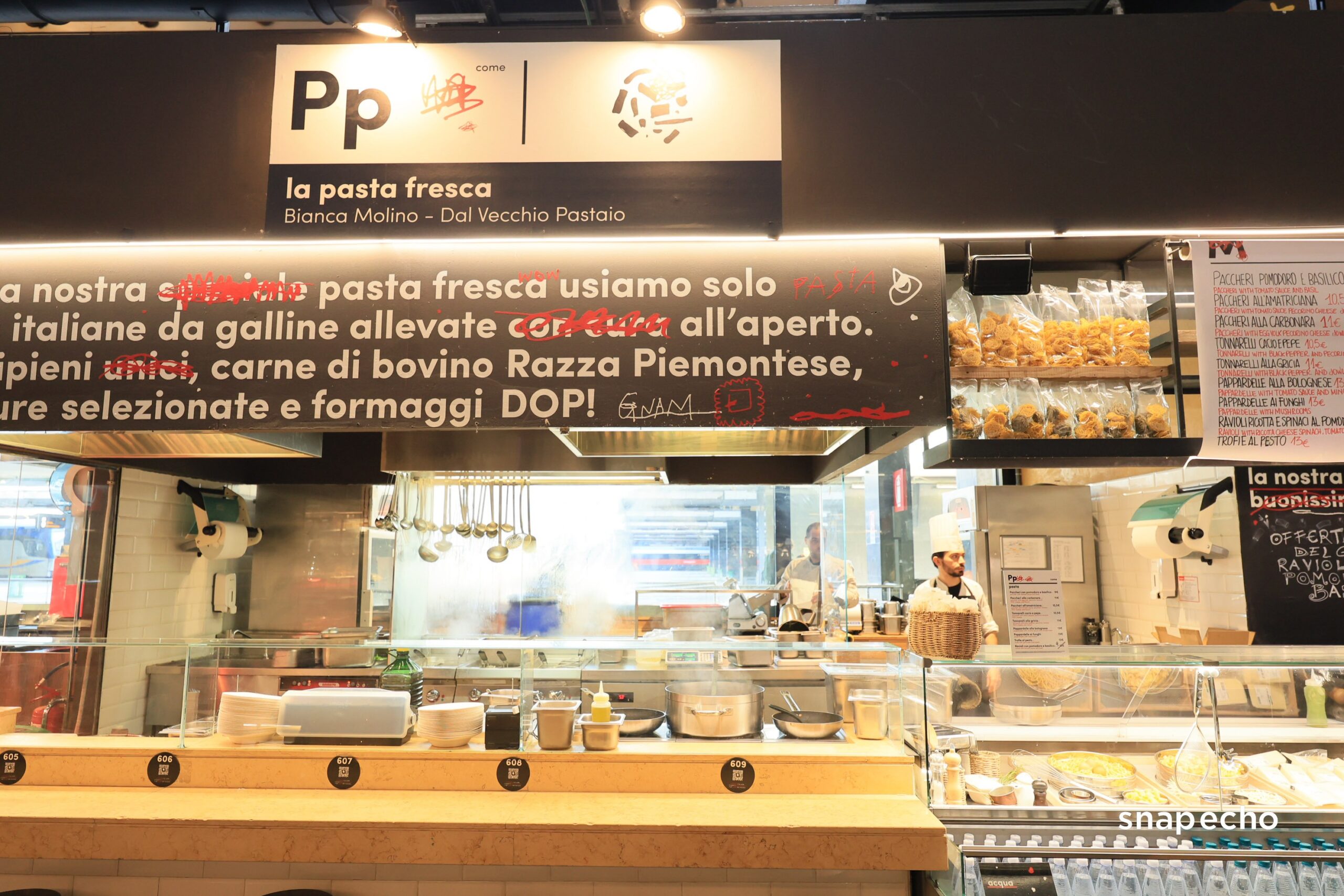 La Pasta Frescaの店頭
