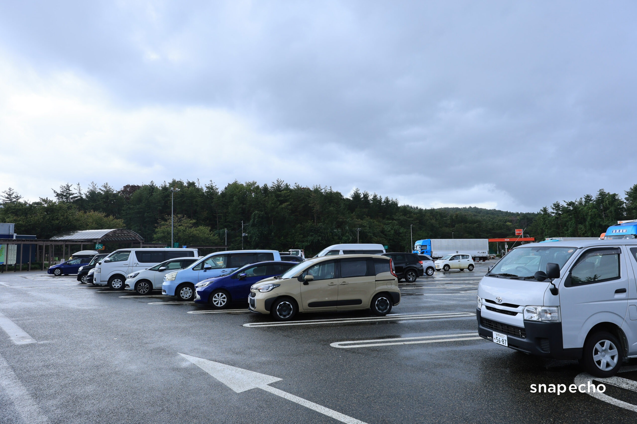 駐車場の様子